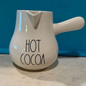 Rae Dunn Cream Hot Cocoa Ceramic Jug